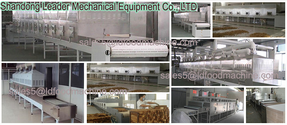 New design 50w factory conti tunnel type microwave dryer and sterilizing for red chili