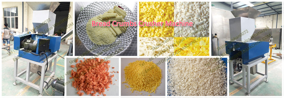 200-250kg/h Production of Bread Crumbs Food Extruder Production Line Sold Online