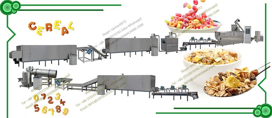 Easy to digest Grains produced by corn flakes processing line