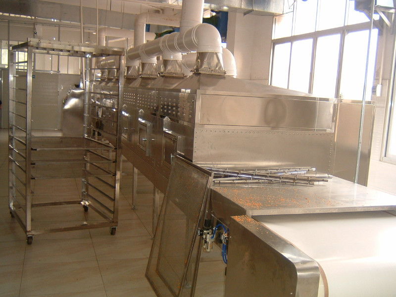 Puff/Co-extrusion Snacks Microwave Sterilization Machine