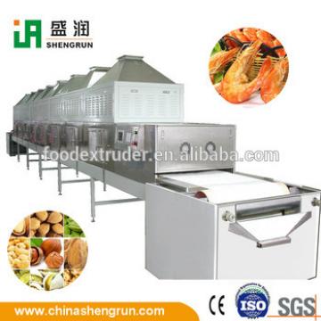 microwave drying and sterilizing equipment for bean product