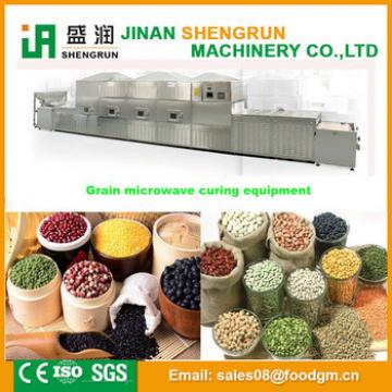 Microwave drying and curing equipment for grain