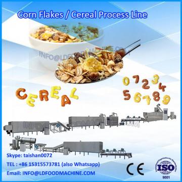 Automatic corn chips make machinery, breakfast cereal machinery, corn flake processing line with manufacturer price