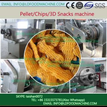 Auto 3D Snack Pellets/ Panipuri Golgappa/fryums make machinery