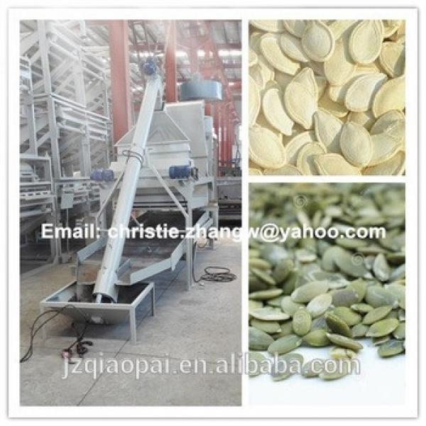 Fully automatic pumpkin/ melon seeds dehulling &amp; separating machine for sale 0086 13941650130