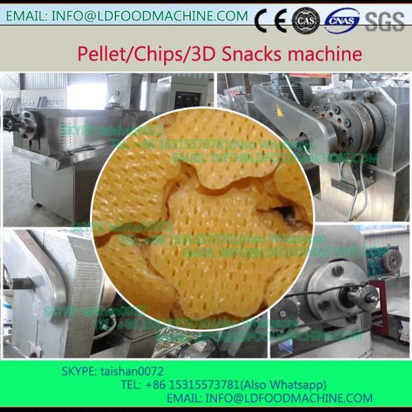 LD Automatic 3d/2d snack pellet pallet make machinery fryums food extruder processing line