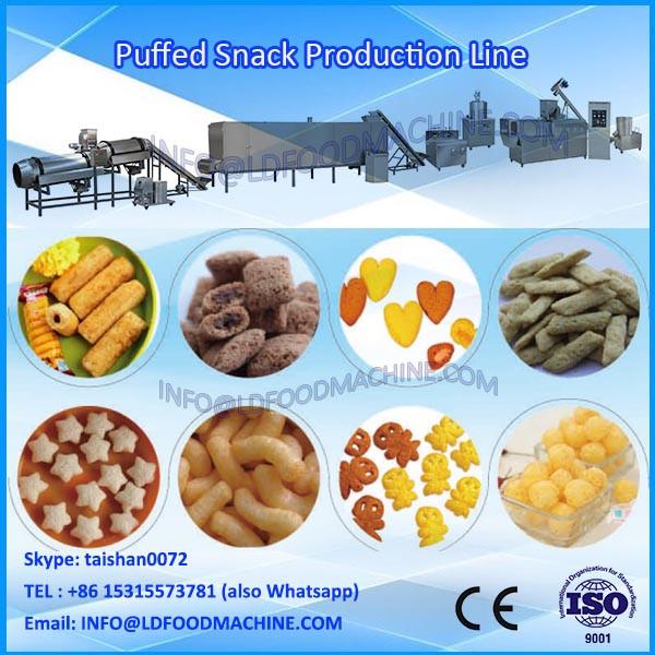 Hot sell Products SS304 crisp puffed corn flour based  extruder